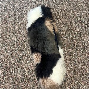 Faux Fur Multicolor Stole Scarf